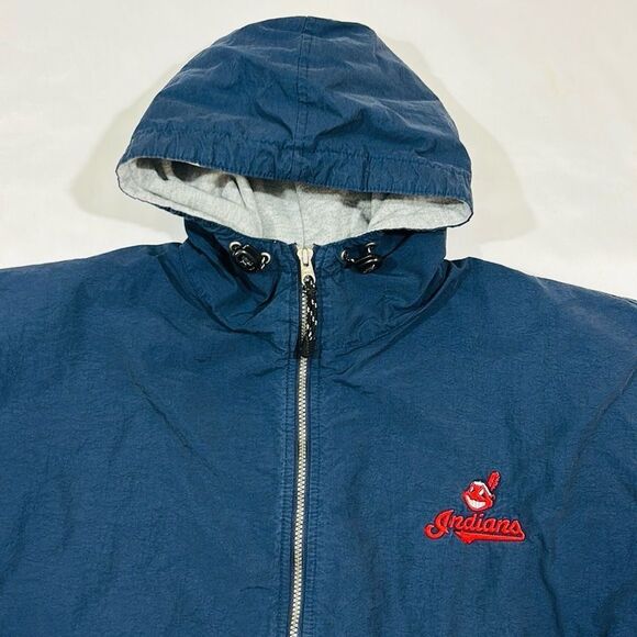 Vintage Cleveland Indians Embroidered Zip Up Jacket - Picture 7 of 10